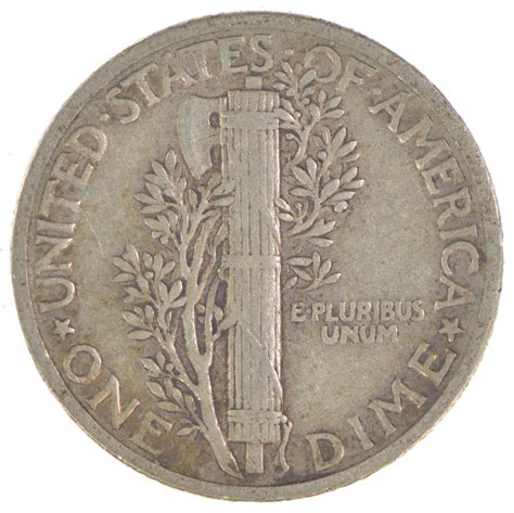 Collectible 1939 Mercury Liberty 90% Silver United States Dime ...