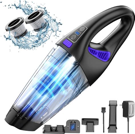 Amazon.com: Handheld Car Vacuum Cordless, 18000Pa 160W Car Vacuum ...