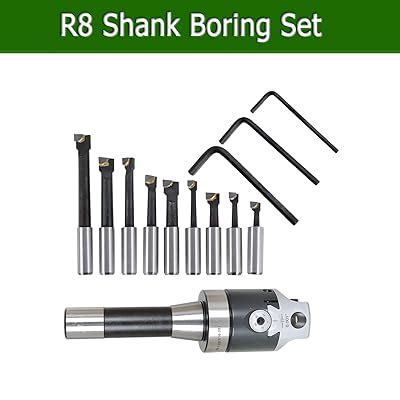 ALL-CARB 2 Inch Boring Head R8 Shank 9Pcs Boring India | Ubuy
