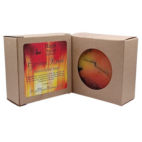 Buy Golden Road Handmade Charcoal Soap - Sweet Orange, Plumeria ...