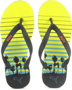PUMA Men Grace Flip Flops - Buy sulphur spring-black-blue atol Color ...