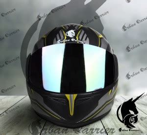 urban carrier ISI Certified ABS Material Full Face Stylish Helmet with ...