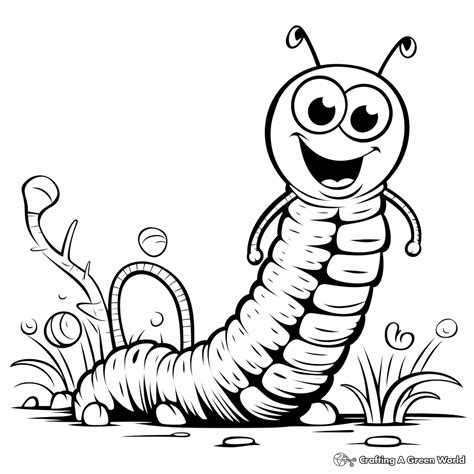 Diary Of A Worm Coloring Pages [2025]