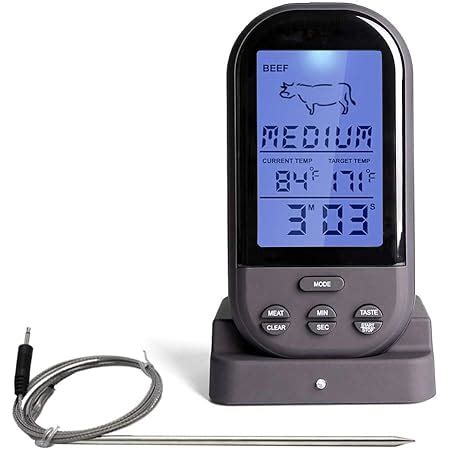 ThermoPro TP-16 Large LCD Digital Cooking Kitchen Thermometer for Food ...