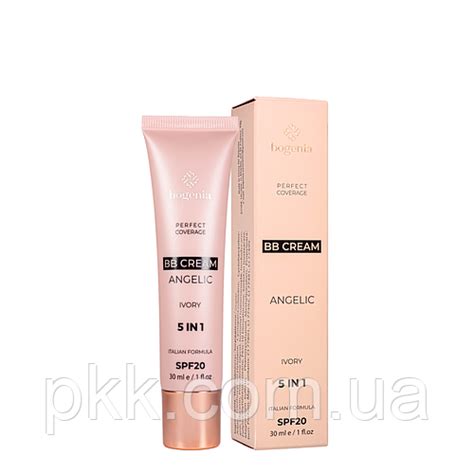 Тональный BB крем Bogenia Angelic 5 в 1 SPF 20, 001 Ivory Слоновая ...