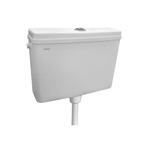 Simpolo Veneto 465x130x390mm Dual Flush Cistern with Internal Fitting ...
