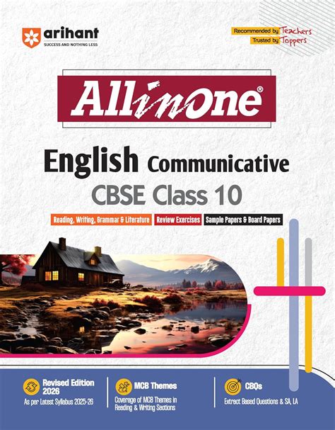Arihant All in One English Communicative Class 10 for CBSE Exams 2025 ...