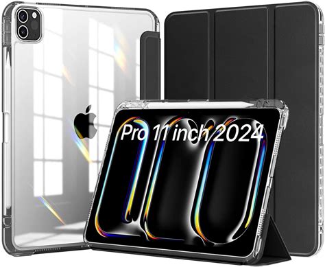 Robustrion Cover for iPad Pro 11 inch M4 2024 Cover Case with [Pencil ...