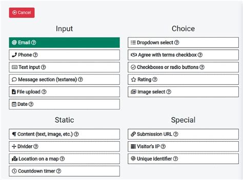 Creating a Feedback Form 的图像结果