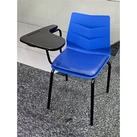 Buy New Stylish Blue Color Writing Pad Chair