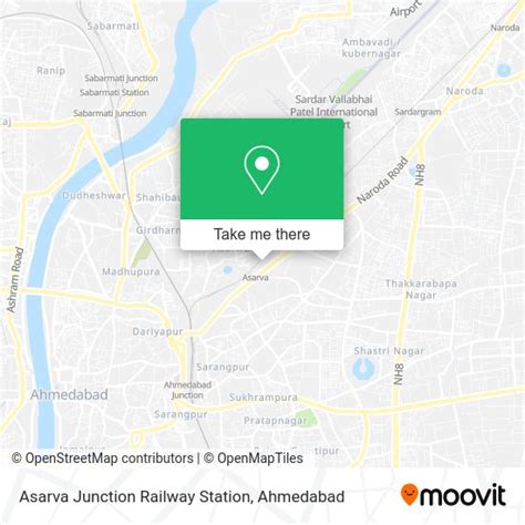 How to Get to Asarva Junction Railway Station in Kalupur by Bus or Metro?