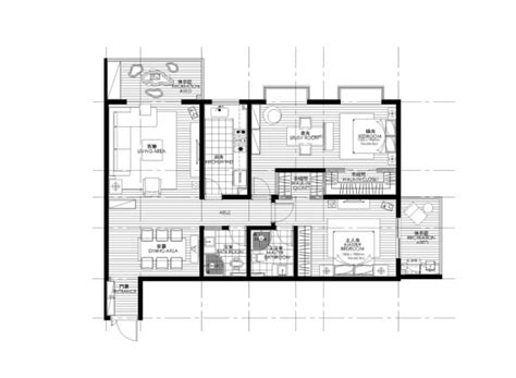 现代三居室130平米18万-万业观山泓郡装修案例-无锡房天下家居装修网