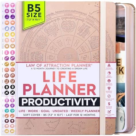2020 Deluxe Law of Attraction Life Planner - A 12 Month Journey to ...