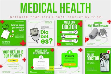 PSD The Bundle of Medical Health Promotional Design для социальных ...