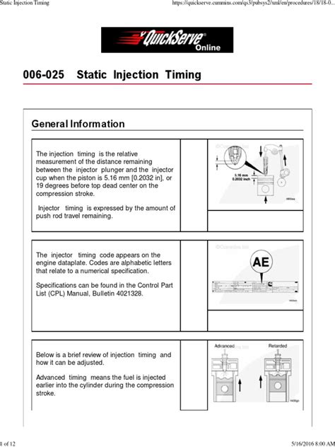 Image result for Injection Pump Setting Timing