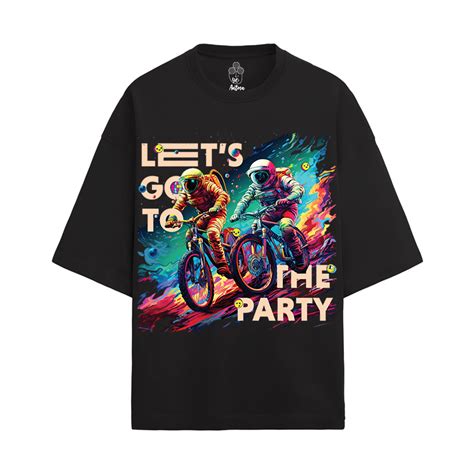 DESTINATION SPACE OVERSIZED FRENCH TERRY COTTON T-SHIRTS – Yo aatma