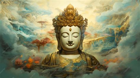 Premium AI Image | God Buddha Buddhism Arts Buddhist Lord
