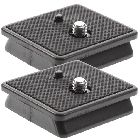 2-Pack Quick Release Tripod Mount – 1/4 Inch Screw Camera Plate (Universal Fit for DSLR ...
