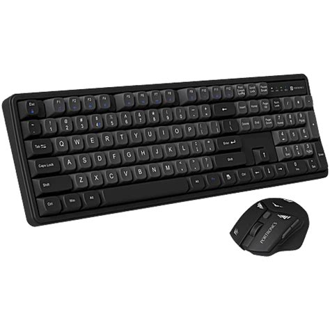Buy Portronics Key9 Combo Wireless Keyboard & Mouse Set - Grey Online ...