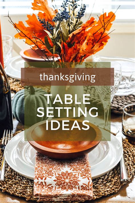 Thanksgiving Table Setting Ideas | Cabinets Matttroy