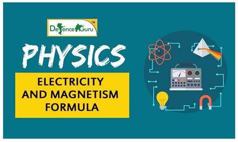 Physics Electricity and Magnetism Formula