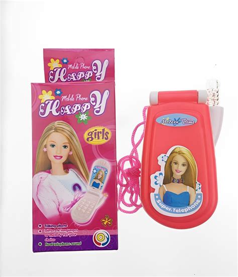 Buy Graphene® Barbie Kids Mobile Cell Phone Toy for Kids Pretend Play ...