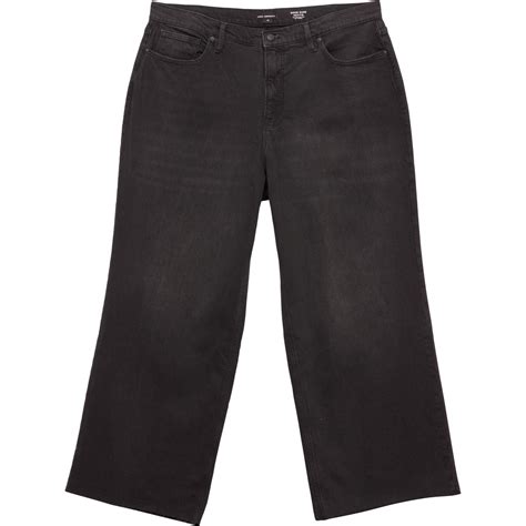 GOOD AMERICAN Ease Relaxed Wide Leg Jeans - Mid Rise, Petite - Save 50%