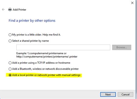 Windows 10 Printer Setup