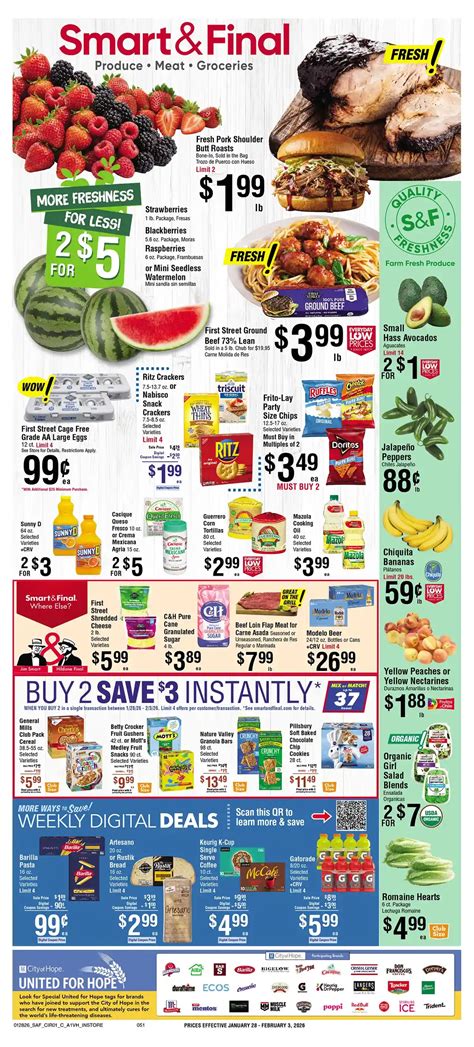 Smart and Final Weekly Ad (2/4/26 - 2/10/26) u003eu003e Next Week Deals