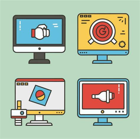 Computer Monitor Vector Drawing 的图像结果