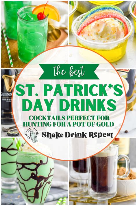 St. Patrick's Day Drinks - Shake Drink Repeat