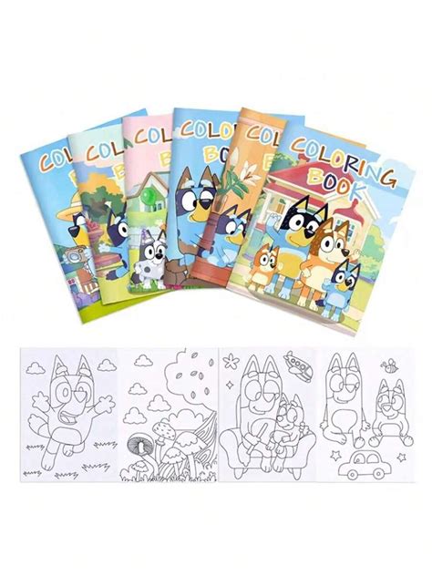 Bluey 6Pcs Or 12pcs Or 24Pcs Blueys Family And Friends Anime Figure ...