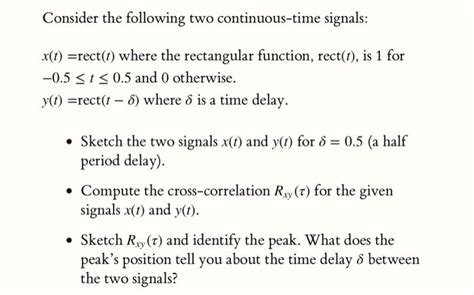 Find Two Different Continuous-Time Signals 的图像结果