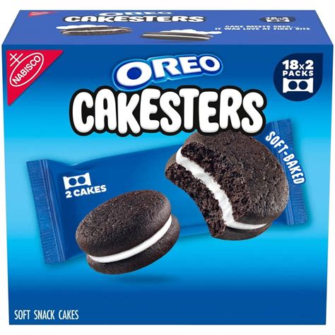 Oreo Cakesters, 2.02 Ounce (Pack of 18) - Walmart.com