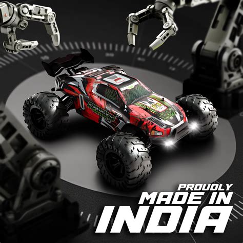 Tygatec Supersonic RC Car – High-Speed 4WD Stunt Car (Red)