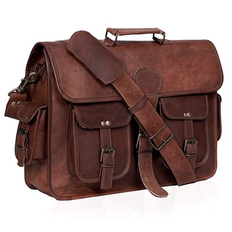 PARKER LEATHER MESSENGER LAPTOP BAG – The Leather Farm