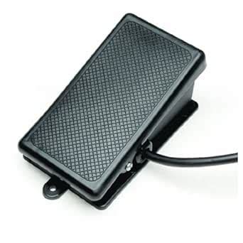 MLCS 9089 Billy Pedal Foot Switch, 2 Step ON/OFF(Continuous Running ...