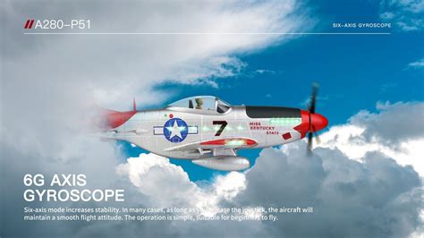 RC P-51 Mustang Brushless Warbird 560mm Wingspan 4CH | Ubuy India