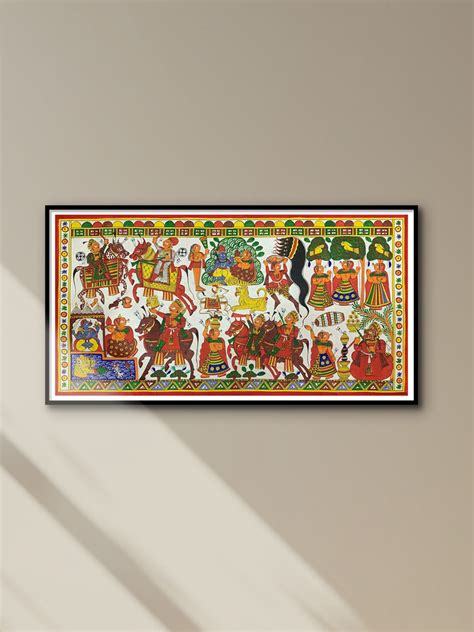 The Procession | Phad painting | Authentic Phad art | For Sale