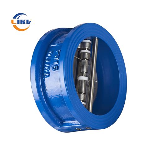 3" DN80 Wafer Double Door Pn16 Stainless Steel 304 Spring Check Valve ...