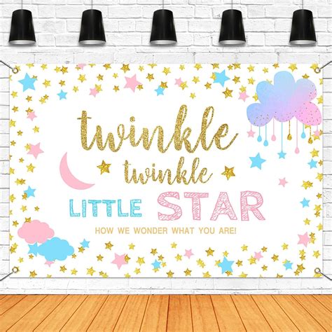 Mocsicka Twinkle Star Gender Reveal Party Decoration India | Ubuy