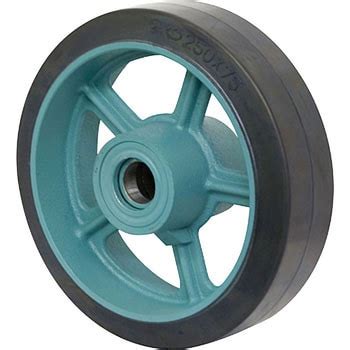 E200-50 ダクタイル製芯金車輪 E(ゴム・ベアリング入り) 岡本工機 6205 車輪径200mm - 【通販モノタロウ】