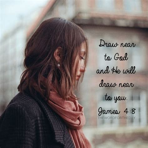 #draw near to God#Bible Quotes#James 4:8#christian quotes#prayer#seek ...