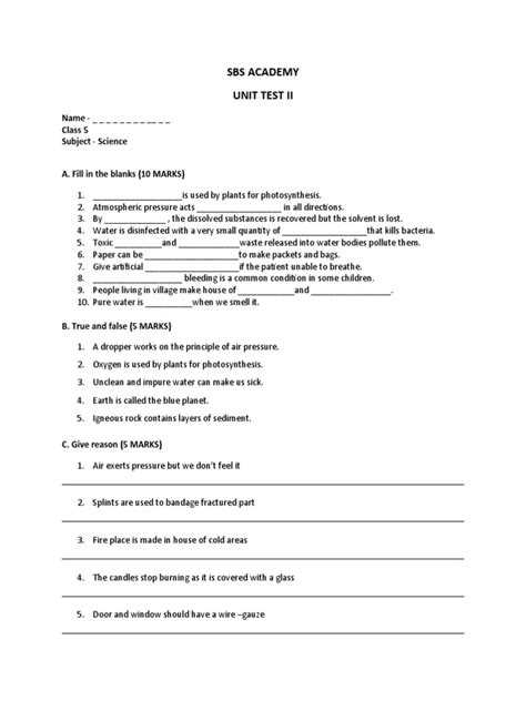 Image result for Class 5 Science Unit