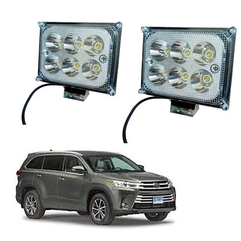 Adroitz Auxiliary Car Fog Lamp Light Assembly For Toyota Highlander ...