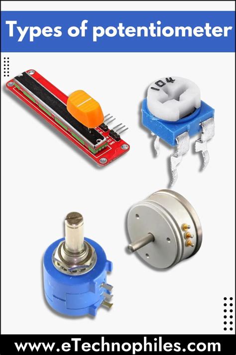 Image result for Potentiometer Types