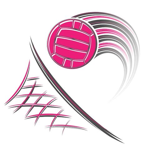 Net and water polo ball | Premium Vector