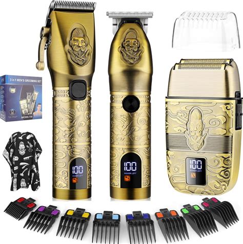 Amazon.com: Karrte Men's Grooming Kit Professional Hair Clippers and ...