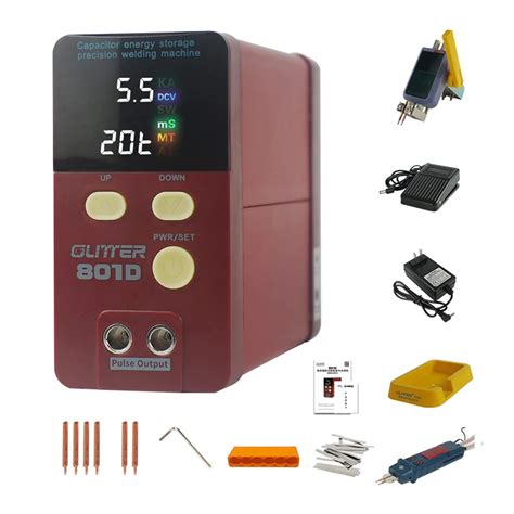 Buy 801D Battery Spot Welder 12 KW Capacitor Energy Storage Pulse ...